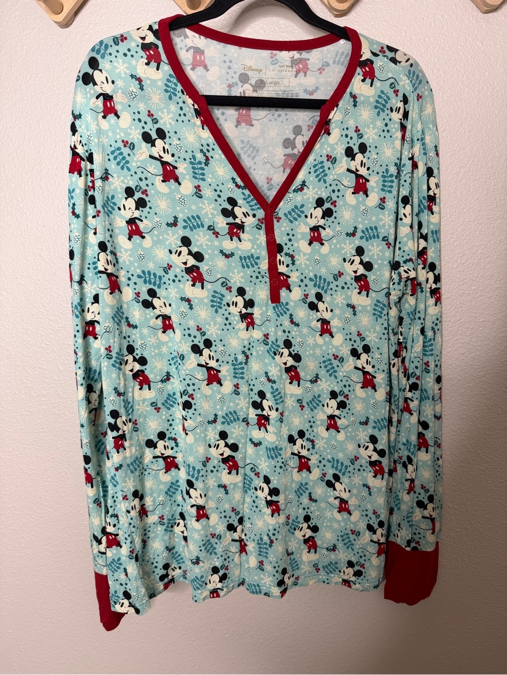 Little Sleepies Mickey Disney Pajama Shirt